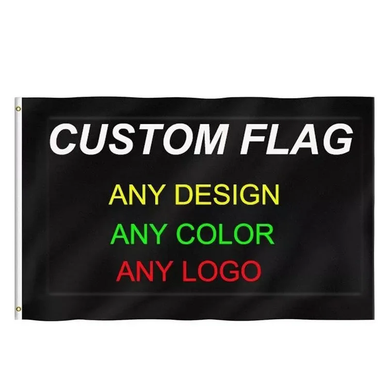 Promotional Digital 3x5ft Polyester Printed Personalized Advertising Banner Flag Printed Custom Flags