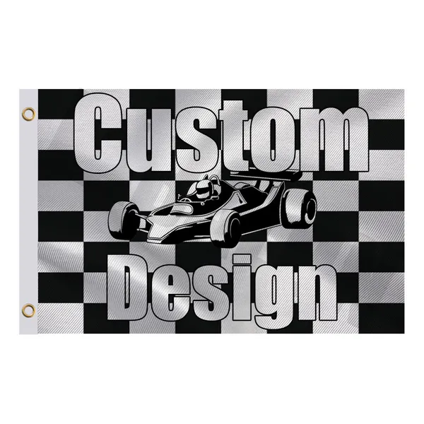 Double Stitching 2x3 3x5ft Custom Company Group Organization Flag