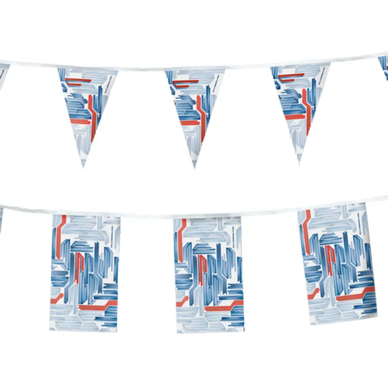 Custom Outdoor Celebration Supermarket Promotions Bunting Flags