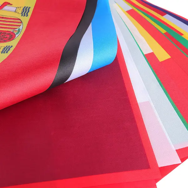 Countries Flags Hanging String Flag for Bar Restaurant Decoration