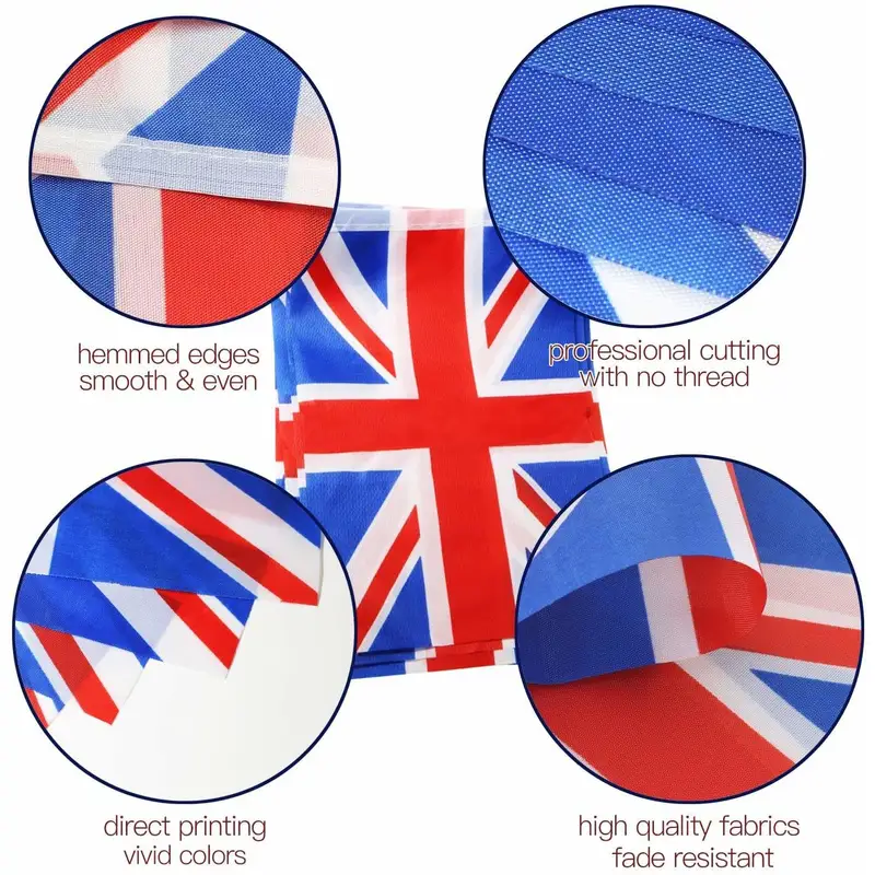 United Kingdom National Day Theme Country String Flag
