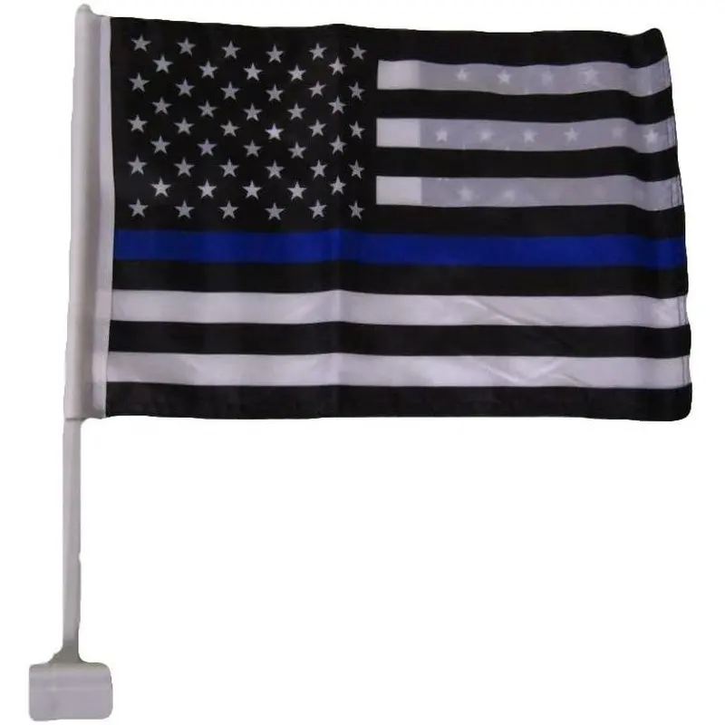 Customized Design Double-side Car Window Flag Frame Mini National Flag