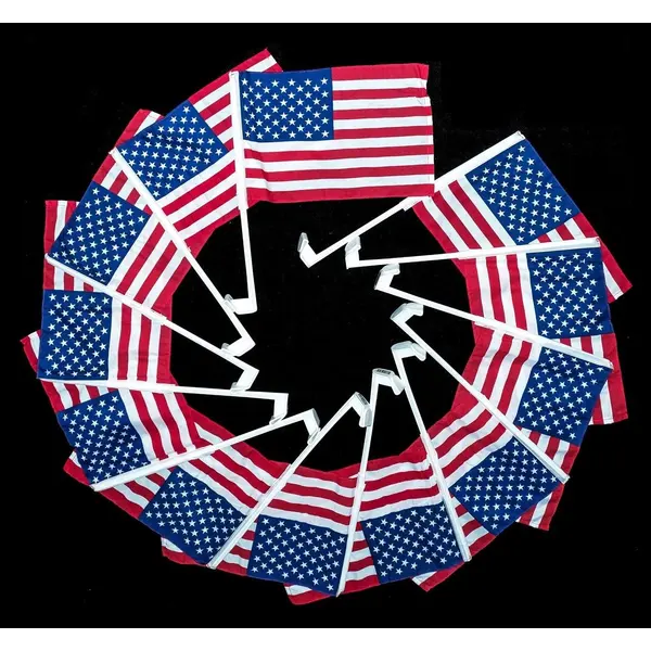 Customized Design Double-side Car Window Flag Frame Mini National Flag