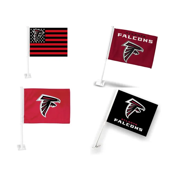 Custom NBA MLB NHL NFL Sports Team Car Window Flag