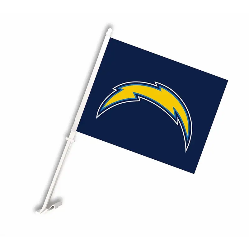 Custom NBA MLB NHL NFL Sports Team Car Window Flag