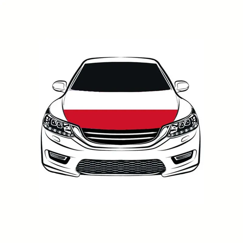 Custom Football Match National Flag Car Engine Hood Cover Flag