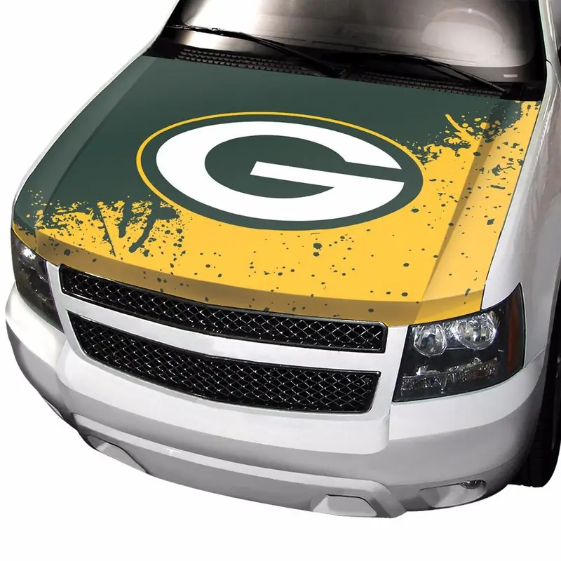 Custom MLB NBA NFL NHL Sports Team Flag Car Engine Cover Flag