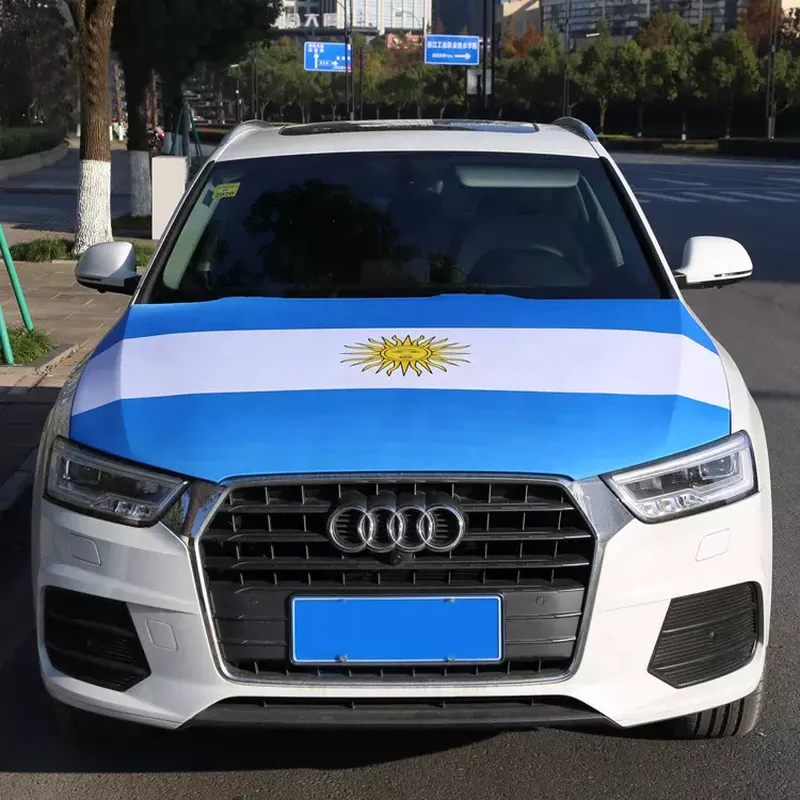 Custom Design All Countries Flag Engine National Car Hood Cover