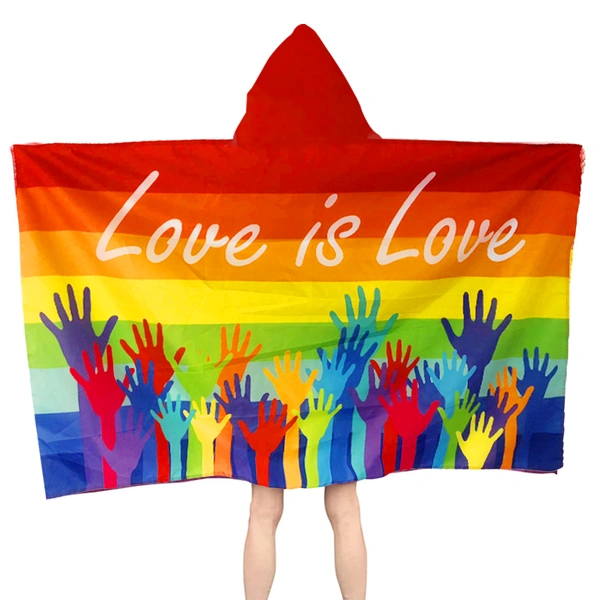 LGBT Pride Banner Cpae Flag Body Flag