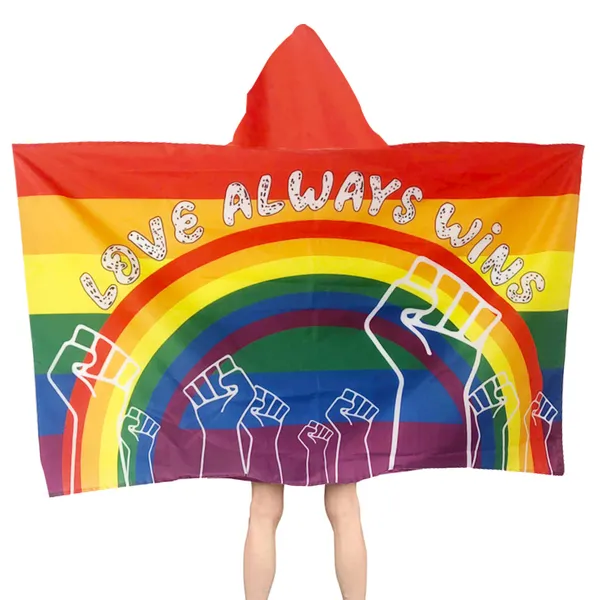 LGBT Pride Banner Cpae Flag Body Flag