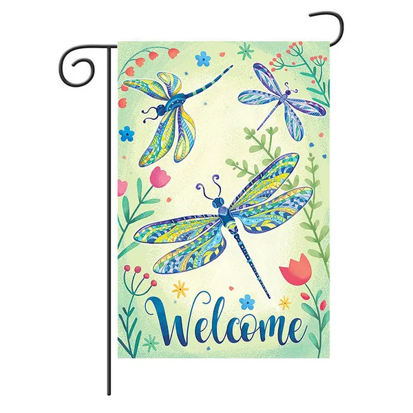 Custom Printing Double Sides Camping Garden Flags Yard Flag