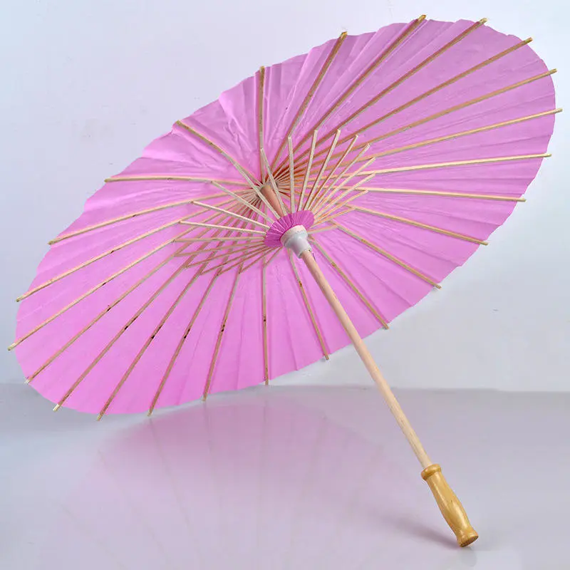 Plain White Chinese Wedding Paper Umbrella Paper Parasols