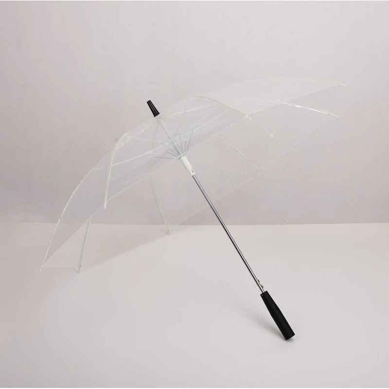Custom Printed Led Flashing Light Oversized Transparent Clear Umbrella