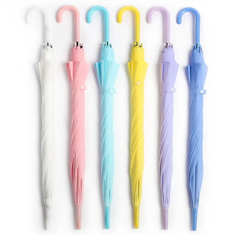 Customized Logo Transparent PVC Umbrella with Printing for Promotion