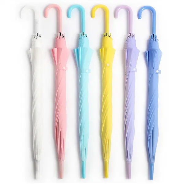 Customized Logo Transparent PVC Umbrella with Printing for Promotion