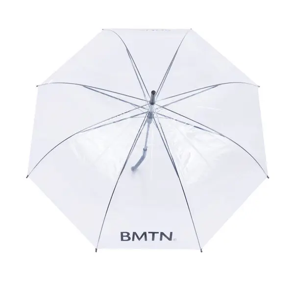 Customized Logo Transparent PVC Umbrella with Printing for Promotion