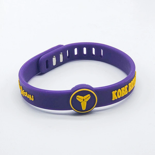 Adjustable Basketball Silicone Rubber Bracelets Bangles Wristband