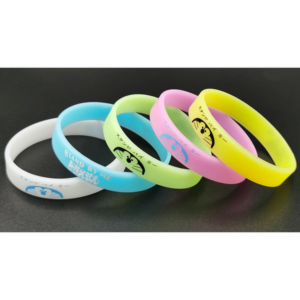 Promotional Glow in Dark Silicone Wristband Luminous Wristband