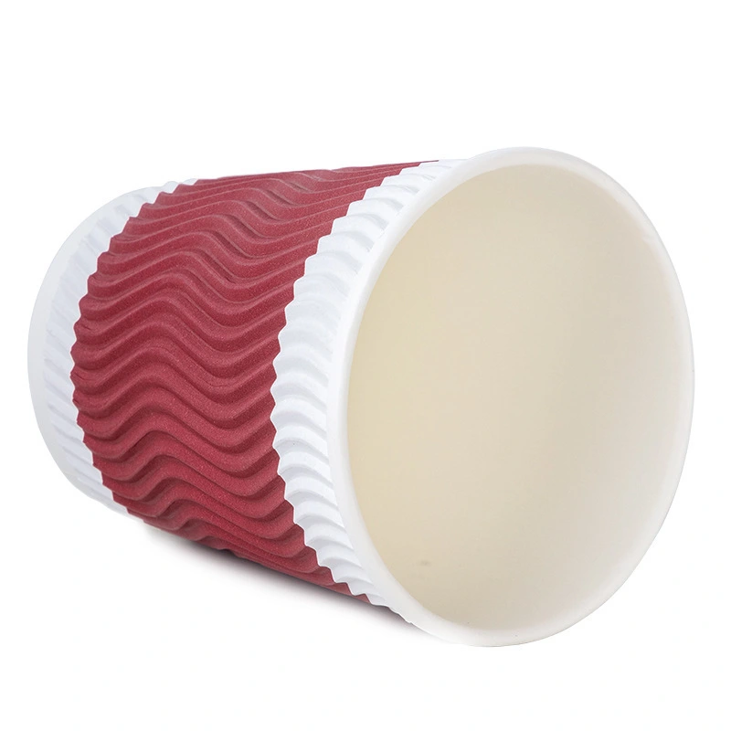 Disposable Corrugated Paper Cup Office Coffee Drink Cup