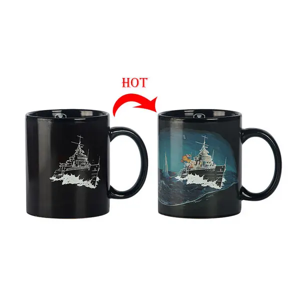 Customized Magically Color Change Blank Coffee Sublimation Magic Mug