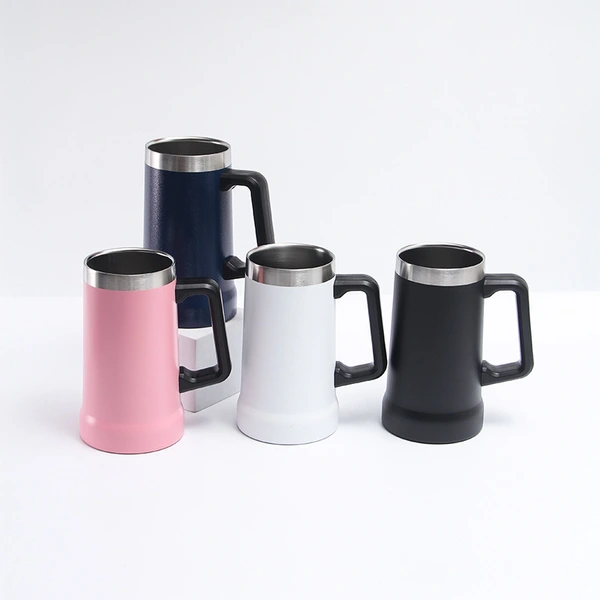 304 Stainless Steel Home Car Handle Beer Coffee Tea Mug Cup