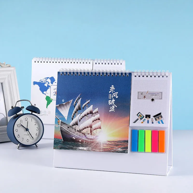 Newly Monthly Advent Monthly Printing Desktop Calendar with Sticks