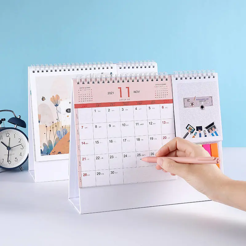 Newly Monthly Advent Monthly Printing Desktop Calendar with Sticks