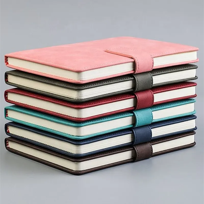 Leather Customized Cover A5 Notepad Multifunction Colorful Notebook