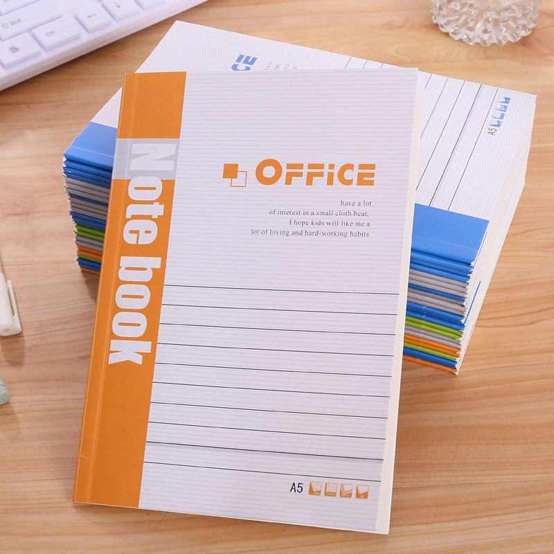 Custom Printing Soft Paper Cover School Office Daily Working Notebook