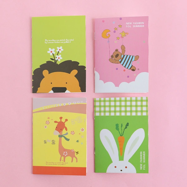 Creative Mini Students Custom Cartoon Cover Stationery Notebook Gift