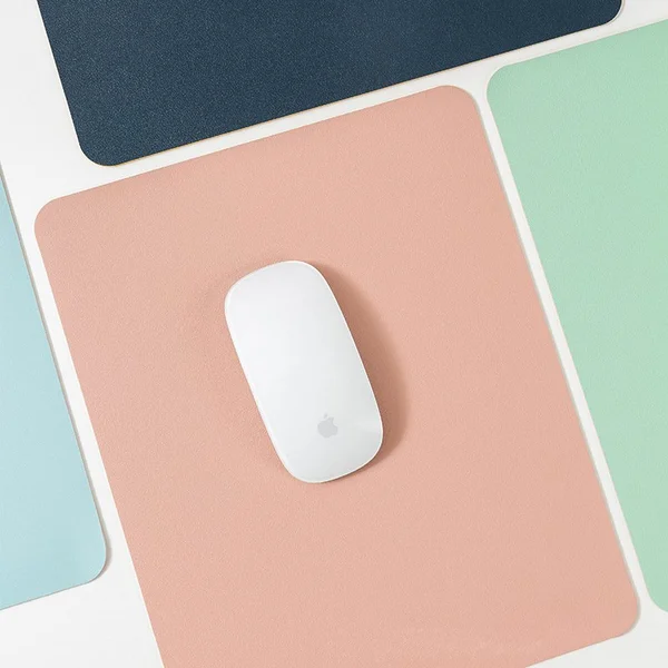 Waterproof PU Leather Office Mouse Pad Advertising Mouse Mat