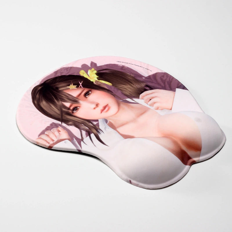 Custom 3D Cartoon Anime Beautiful Girls Silicone Mouse Pad Mouse Mat