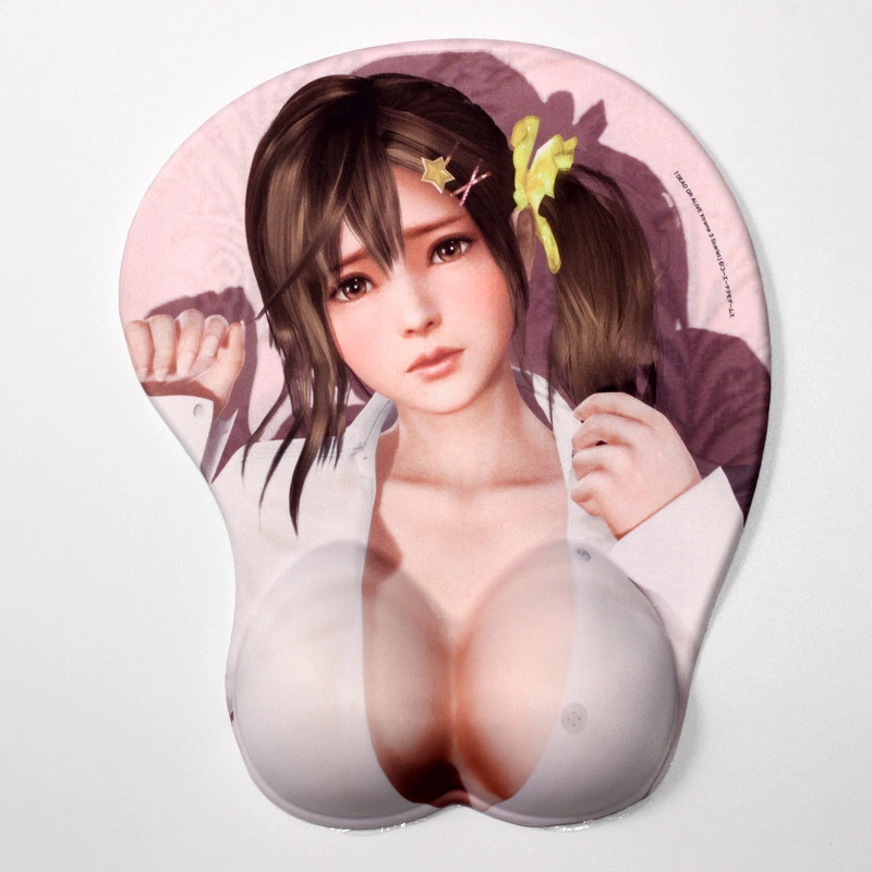 Custom 3D Cartoon Anime Beautiful Girls Silicone Mouse Pad Mouse Mat