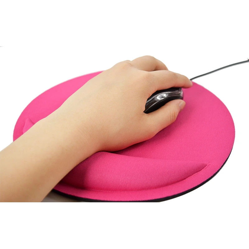 Soft Foam Wrist Support Office Work Promotional Mouse Pad