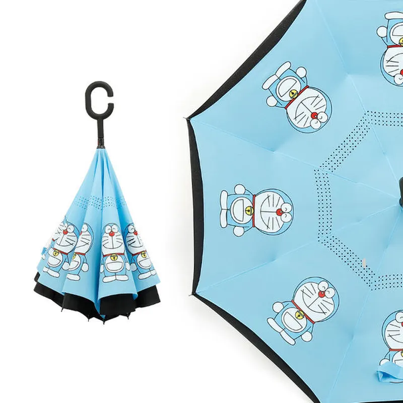 Anime Reverse Umbrella Creative Straight Cartoon Advertising Umbrella
