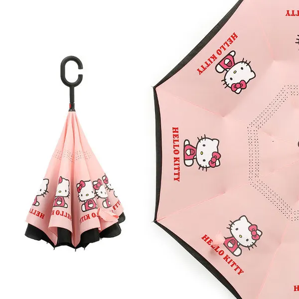 Anime Reverse Umbrella Creative Straight Cartoon Advertising Umbrella