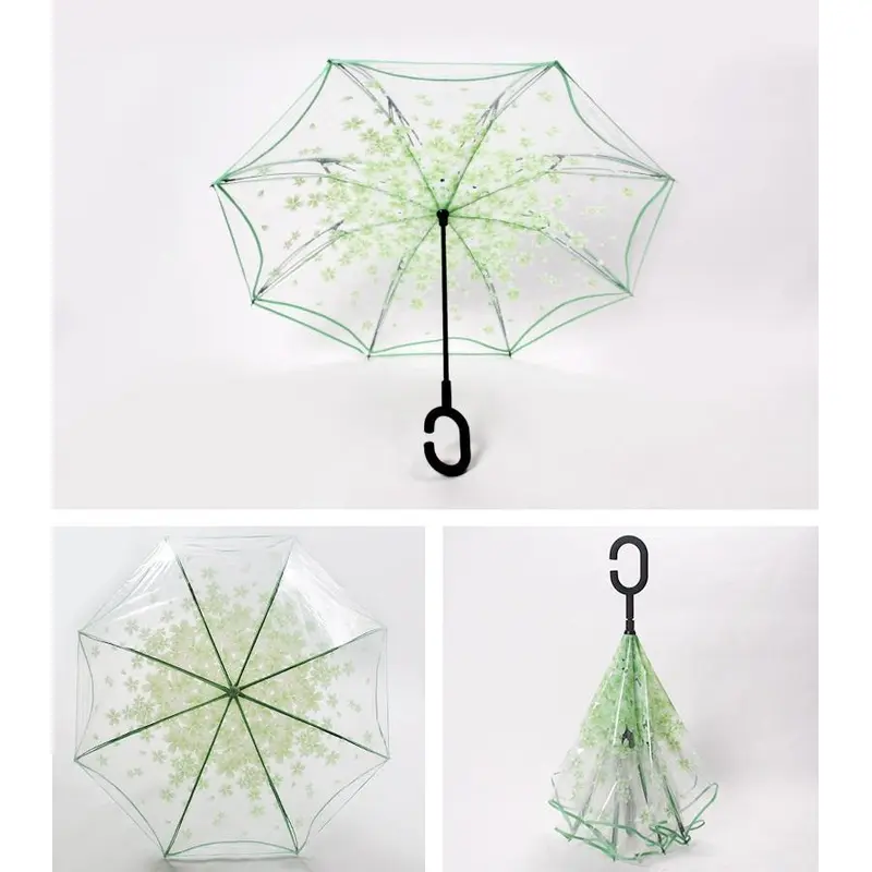 New Design Windproof Promotional Custom Reverse Inverted Umbrella