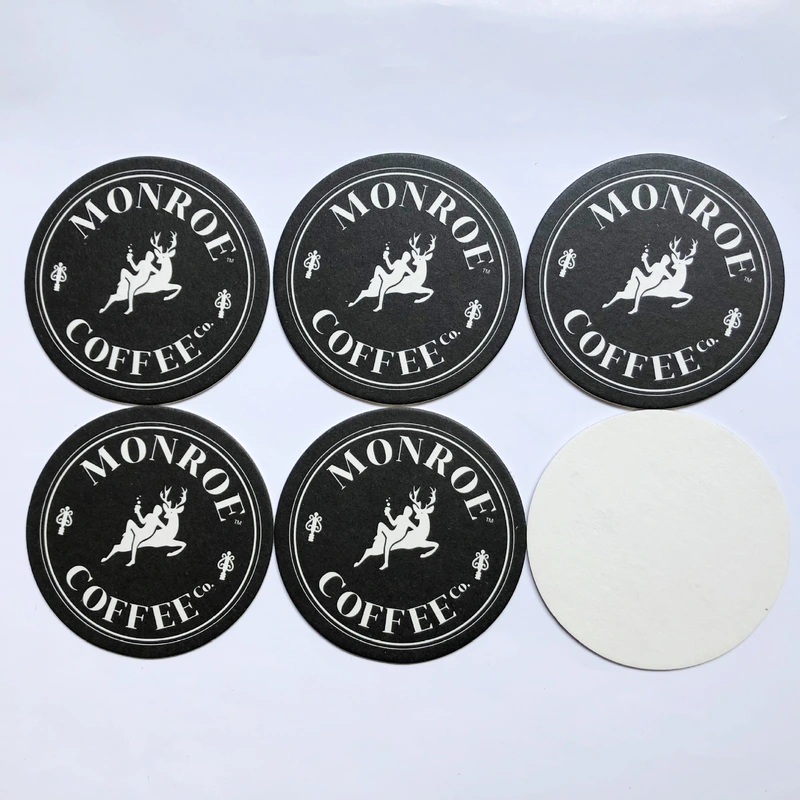 Custom Absorbable Cardboard Bar Club Beer Cup Coaster Cup Mat