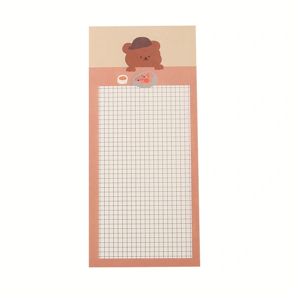 Biscuit Bear Memo Book Custom Memo Pad School Office Stationery