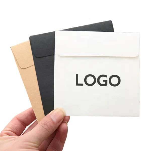 Mini Paper Folding Square Envelope with Custom Kraft Paper Envelope