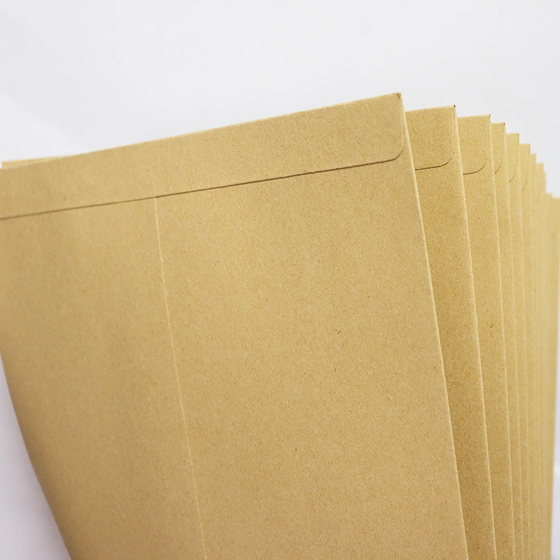 Solid Blank Kraft Paper Bill Invoice Envelope Money Envelope
