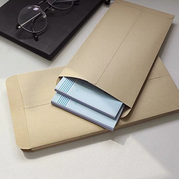 Solid Blank Kraft Paper Bill Invoice Envelope Money Envelope