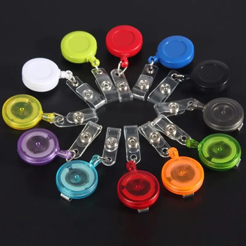 Multicolor Retractable Plastic Pull Badge Reel Wholesale