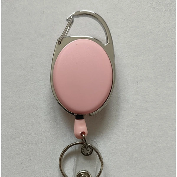 Solid Color Badge Reel with Clip