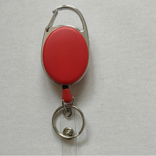 Solid Color Badge Reel with Clip