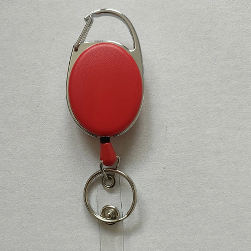 Solid Color Badge Reel with Clip