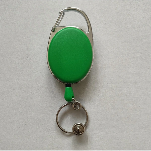 Solid Color Badge Reel with Clip