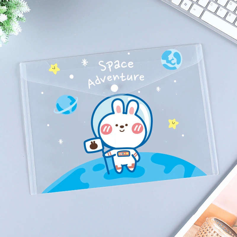 Custom Transparent Plastic File Bag Document Clear Bag