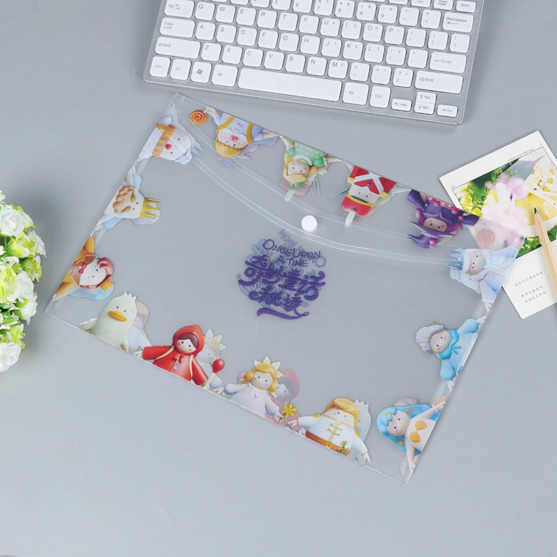 Custom Transparent Plastic File Bag Document Clear Bag