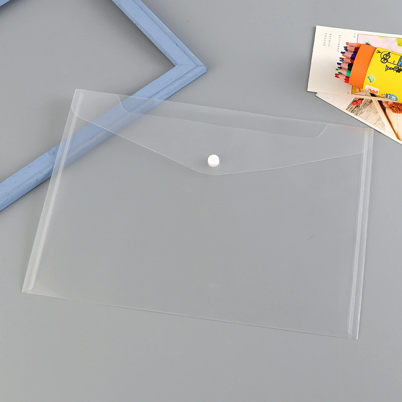 Custom Transparent Plastic File Bag Document Clear Bag